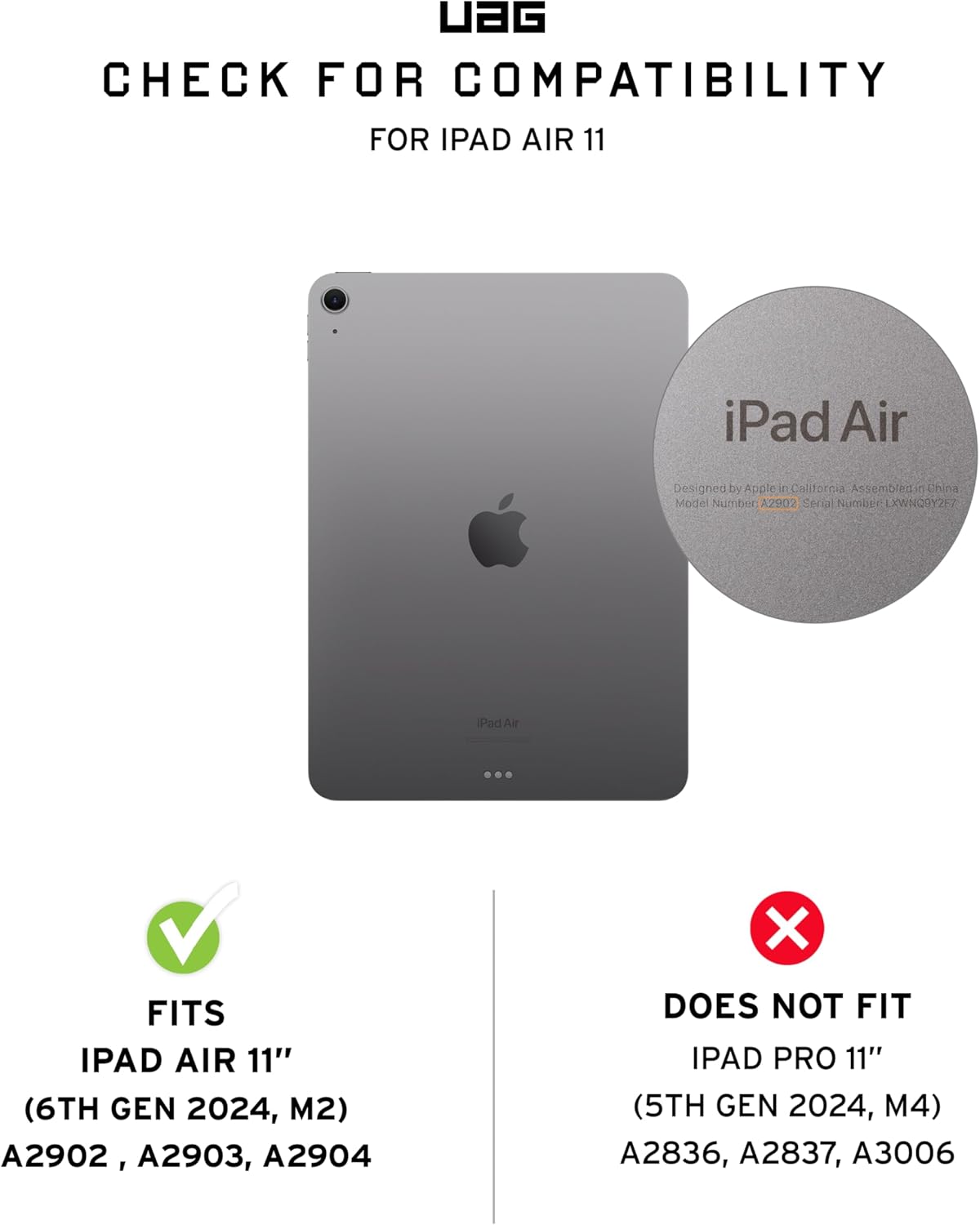 UAG | 124473114040 | UAG iPad Air 11