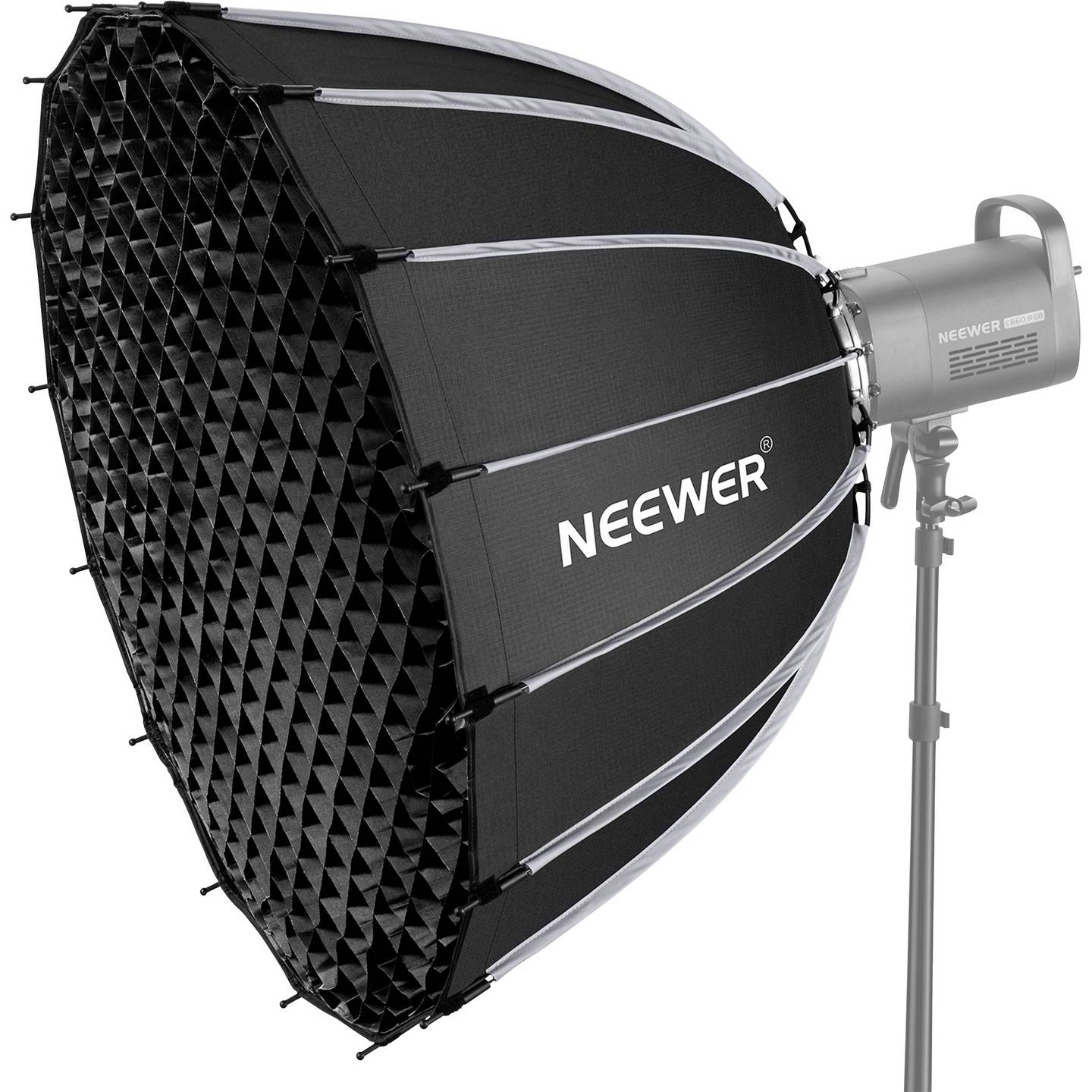 Neewer 85CM DEEP PARABOLIC QUICK RELEASE SOFTBOX WITH HONEYCOMB GRID
