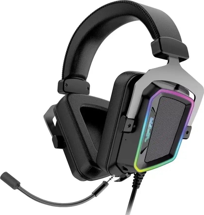 Patriot Viper Gaming V380 High Definition 7.1 Virtual Surround Gaming Headset w/ENC Microphone and Full Spectrum RGB