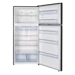 Elite Ref TM 670L,24Cft,Electronic Control,On Door Display,Recessed Handle, Glass Shelf,Lock and Key,Inverter,Dark Gray - GulfStore.com