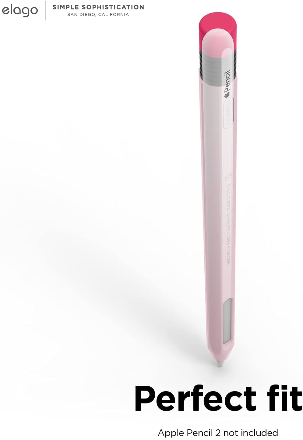 Elago | EAPEN2-SC-WH | Elago Apple Pencil 2nd Gen / Apple Pencil Pro Classic Case | White