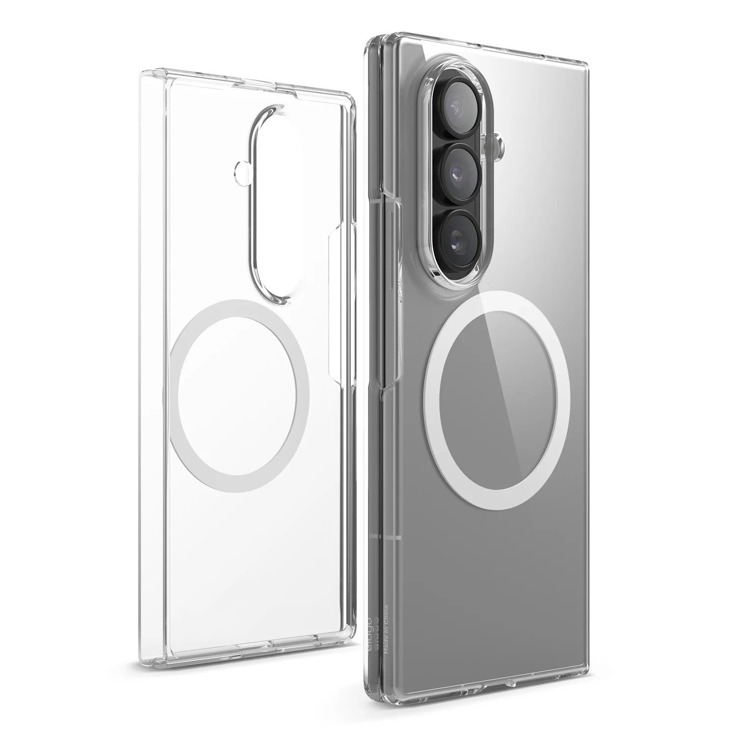 Elago | EGZFD7MSCL-TR | Elago Samsung Galaxy Z Fold 7 Magnetic Clear Case