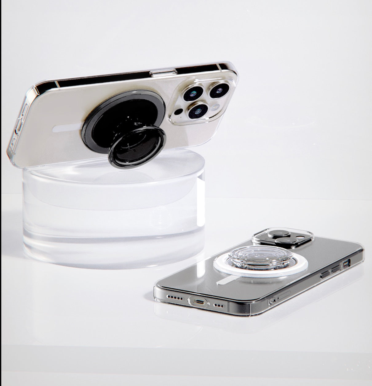 Sinjimoru | SMA-TOK-TITP-CR | Sinjimoru M-Tipi Tok Magsafe Grip - Clear