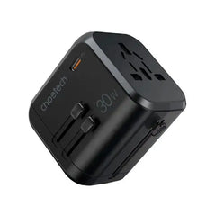 Chotech GaN PD30W 3A+C Travel Travel Wall Charger Charger black - GulfStore.com