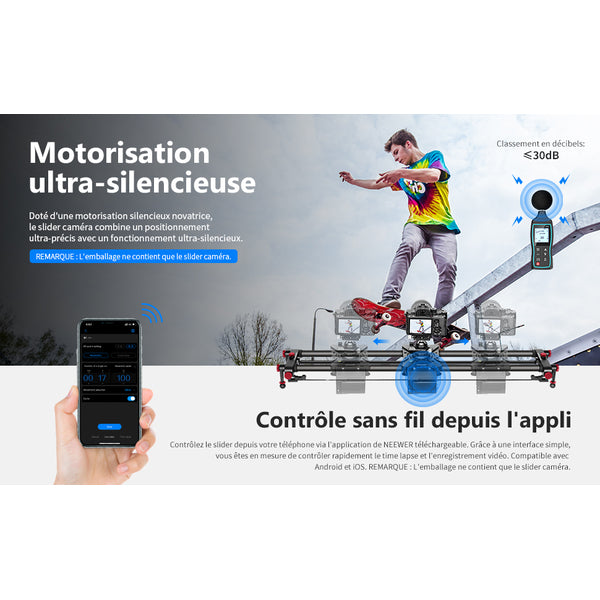 Neewer 80CM APP ELECTRONIC VIDEO SLIDER