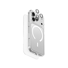 UNIQ-IP6.9P(2026)-CVEMBUN4IN1 | UNIQ HYBRID Iphone 18 Pro Max | 2026 | 6.9" | Magclick Charging CLEARVUE 360 ESSENTIAL 4 IN 1 Bundle Pack With Cable