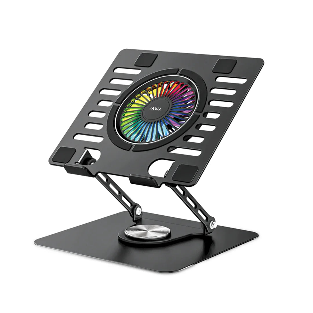 PW-MBSTRGB6-BK | PAWA Pawa Laptop cooling stand with RGB Light | Black