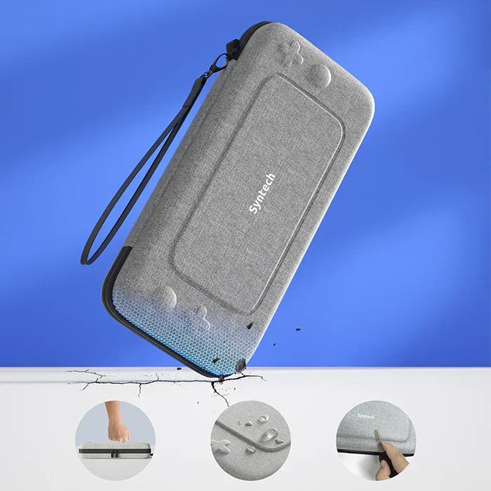SYNTECH PORTABLE CARRYING CASE FOR NINTENDO SWITCH & OLED - SPACE GRAY