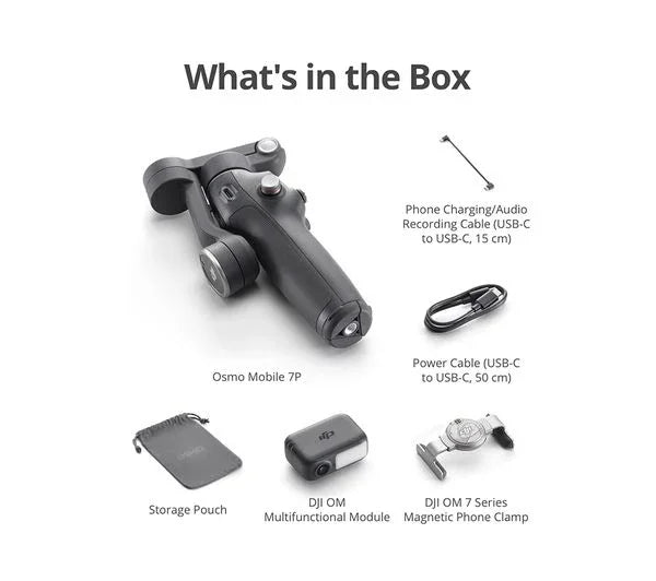 حامل تثبيت DJI Osmo Mobile 7 Pro للهواتف الذكية - رمادي غامق 