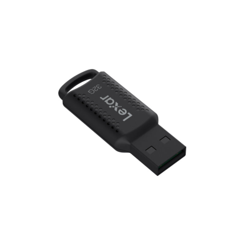 32GB Lexar® JumpDrive® V400 USB 3.0 Flash Drive, up to 100MB/s read, Black