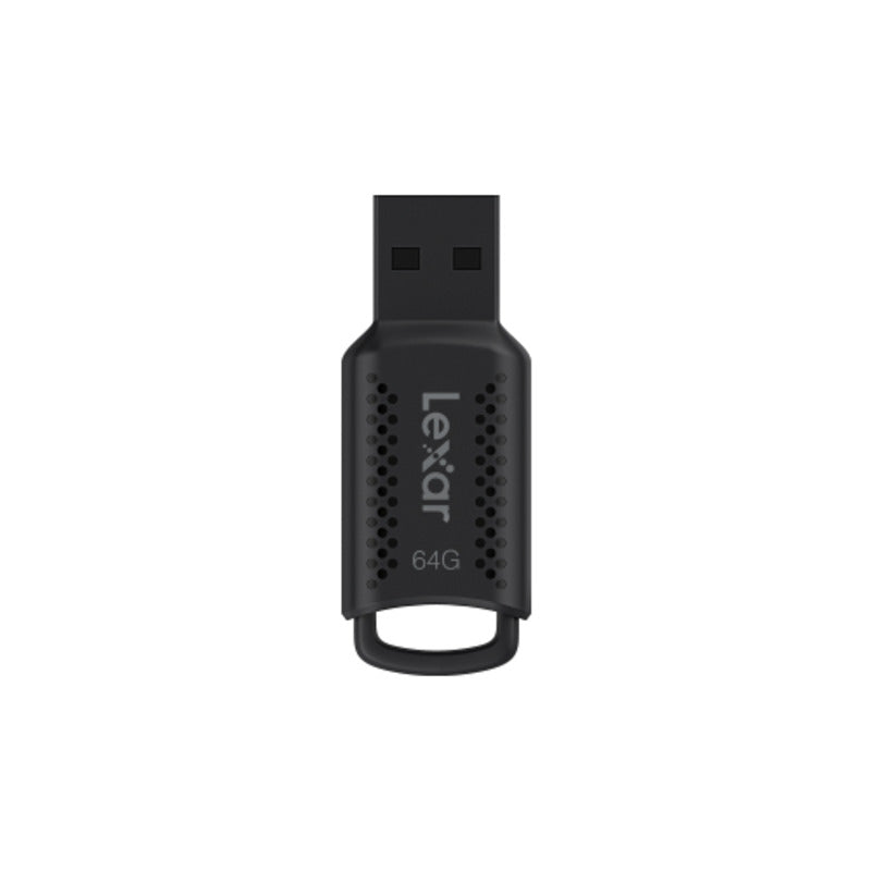 64GB Lexar® JumpDrive® V400 USB 3.0 Flash Drive, up to 100MB/s read, Black