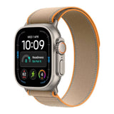 Apple Watch Ultra 4 GPS + Cellular, 49mm Natural Titanium Case with Sand Trail Loop - M/L