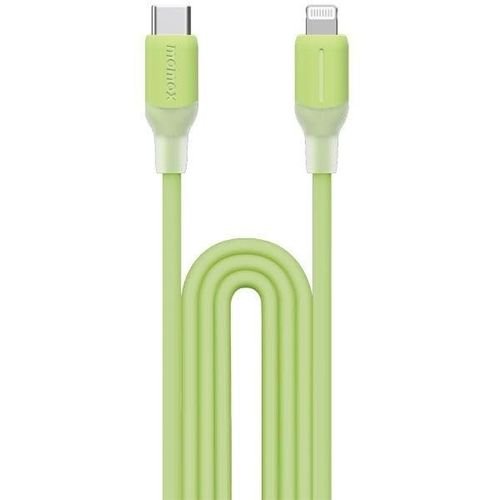 DL53G1-LinkUSB-C To Lightning (1.2m / Support 35W)Charging + Data Cable (TPE + Silicon) Green