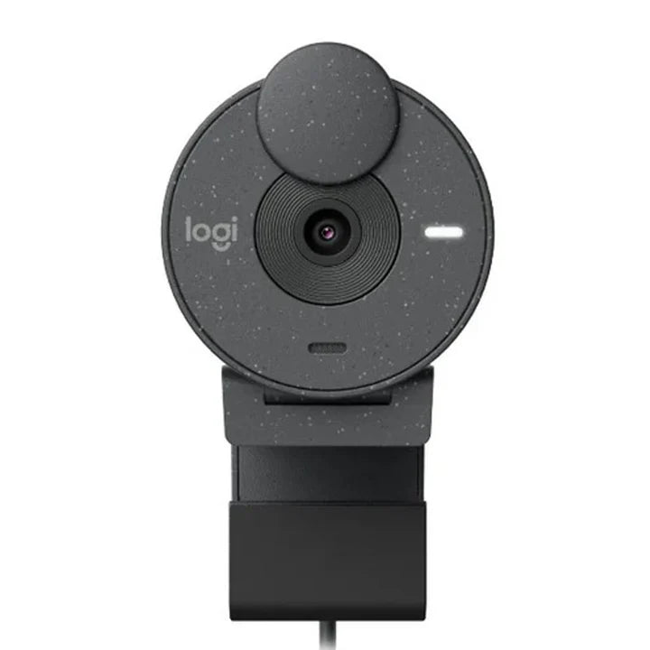 Logitech Brio 300 1080p USB-C webcam with Privacy shutter - Graphite