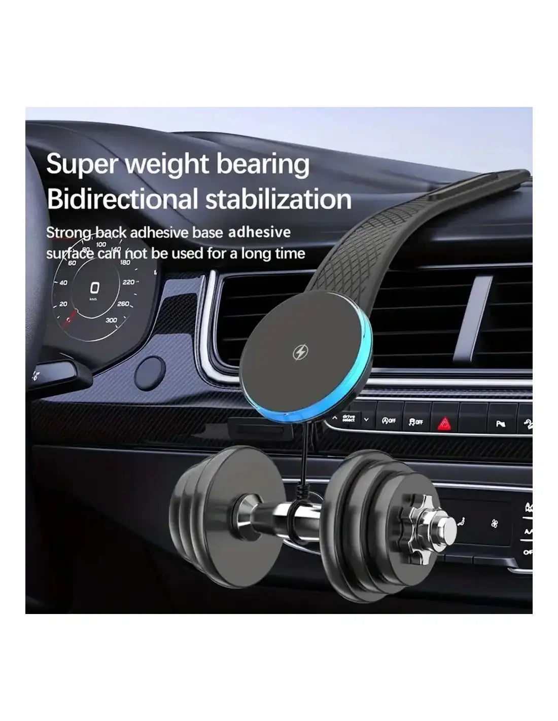 X12M MAGNETIC WIRELESS CAR CHARGER & PHONE STAND X12 - GulfStore.com