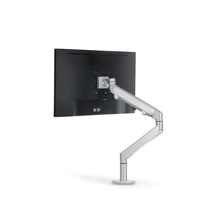 Monitor Holder Desk Stand, Height Adjustable Aluminum Single Arm Gas Spring Tv Mount Fits Up To 32