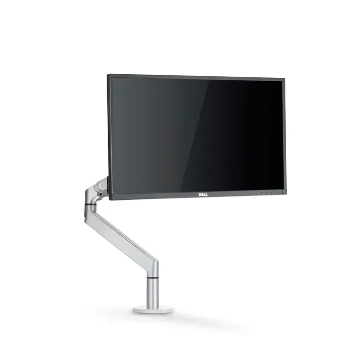 Monitor Holder Desk Stand, Height Adjustable Aluminum Single Arm Gas Spring Tv Mount Fits Up To 32