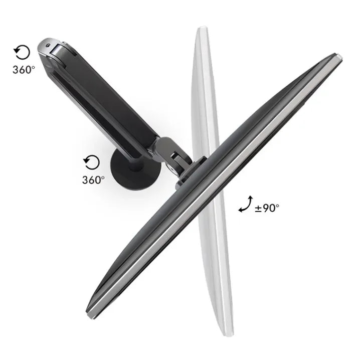 Monitor Holder Desk Stand, Height Adjustable Aluminum Single Arm Gas Spring Tv Mount Fits Up To 32