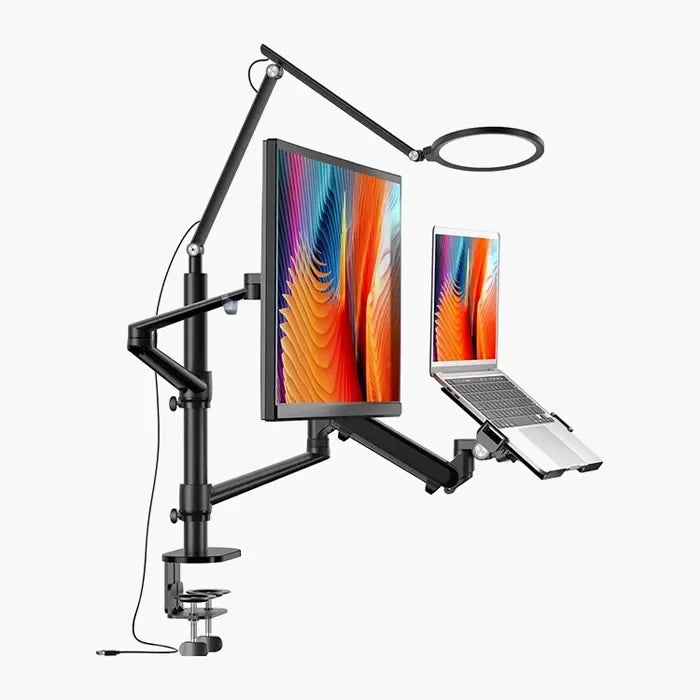 Monitor & Laptop Stand Arm With Lamp (Ol-3lt)