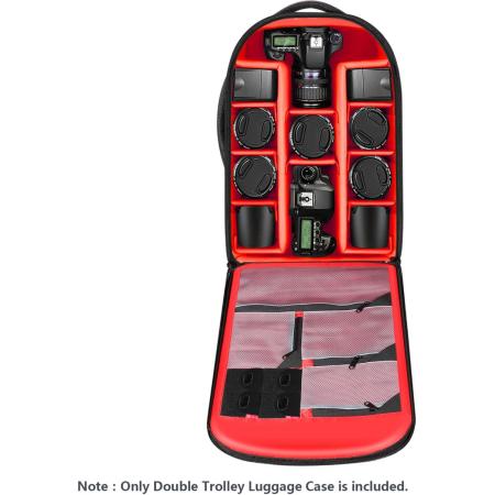 Neewer NW3300   CONVERTIBLE ROLLING CAMERA BACKPACK RED