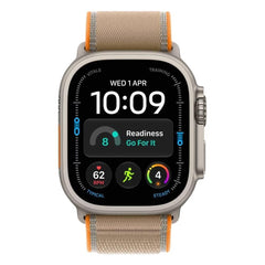 Apple Watch Ultra 4 GPS + Cellular, 49mm Natural Titanium Case with Sand Trail Loop - M/L