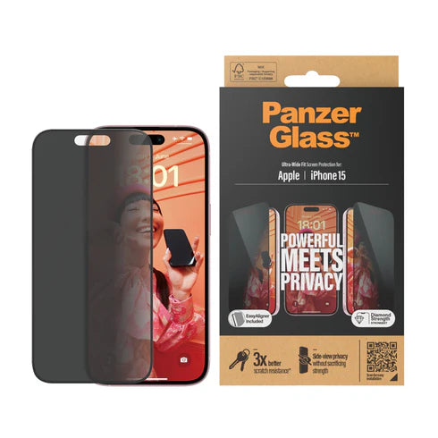 310103781 , PanzerGlass iPhone 15 6.1