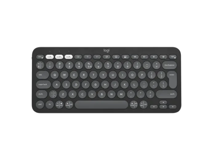 Logitech Pebble Keys 2 K380s Bluetooth Keyboard - Tonal Graphite (Eng/Arb)