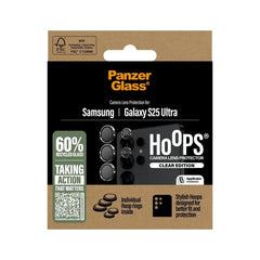 PanzerGlass® Hoops® Transparent Camera Lens Protector Samsung Galaxy S25 Ultra - GulfStore.com