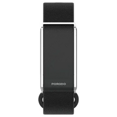 PD2IN1SB62BK | Porodo Activex Smart Fitness Band & Earbuds | Black