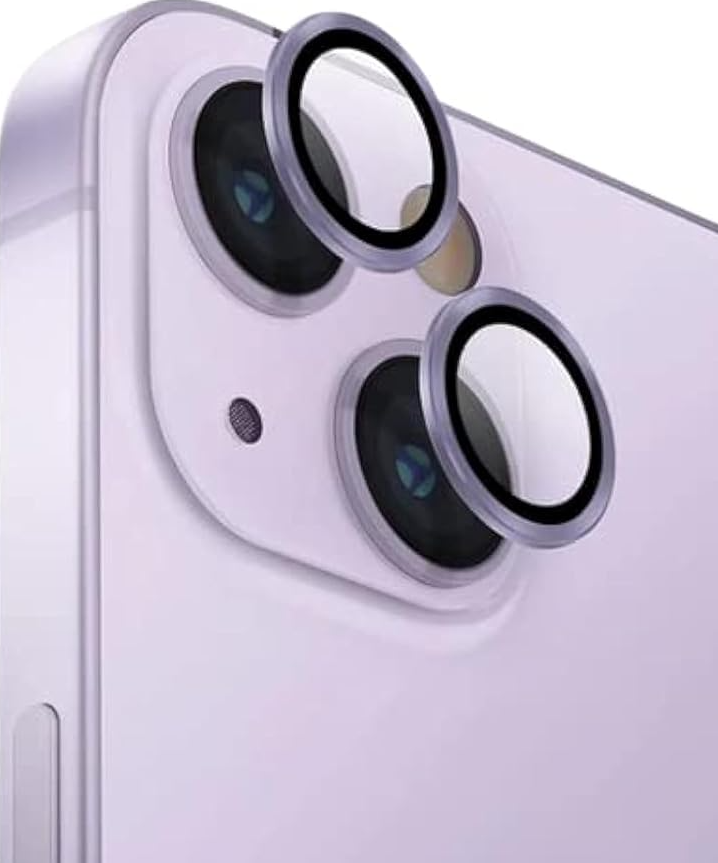 Uniq Optix iPhone 14 and Plus Camera Lens Protector, Lavender