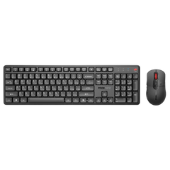 ProCombo-15.EN/AR | Promate | Wireless Desktop Silent Keyboard & Mouse Combo | AR/US Layout | Black