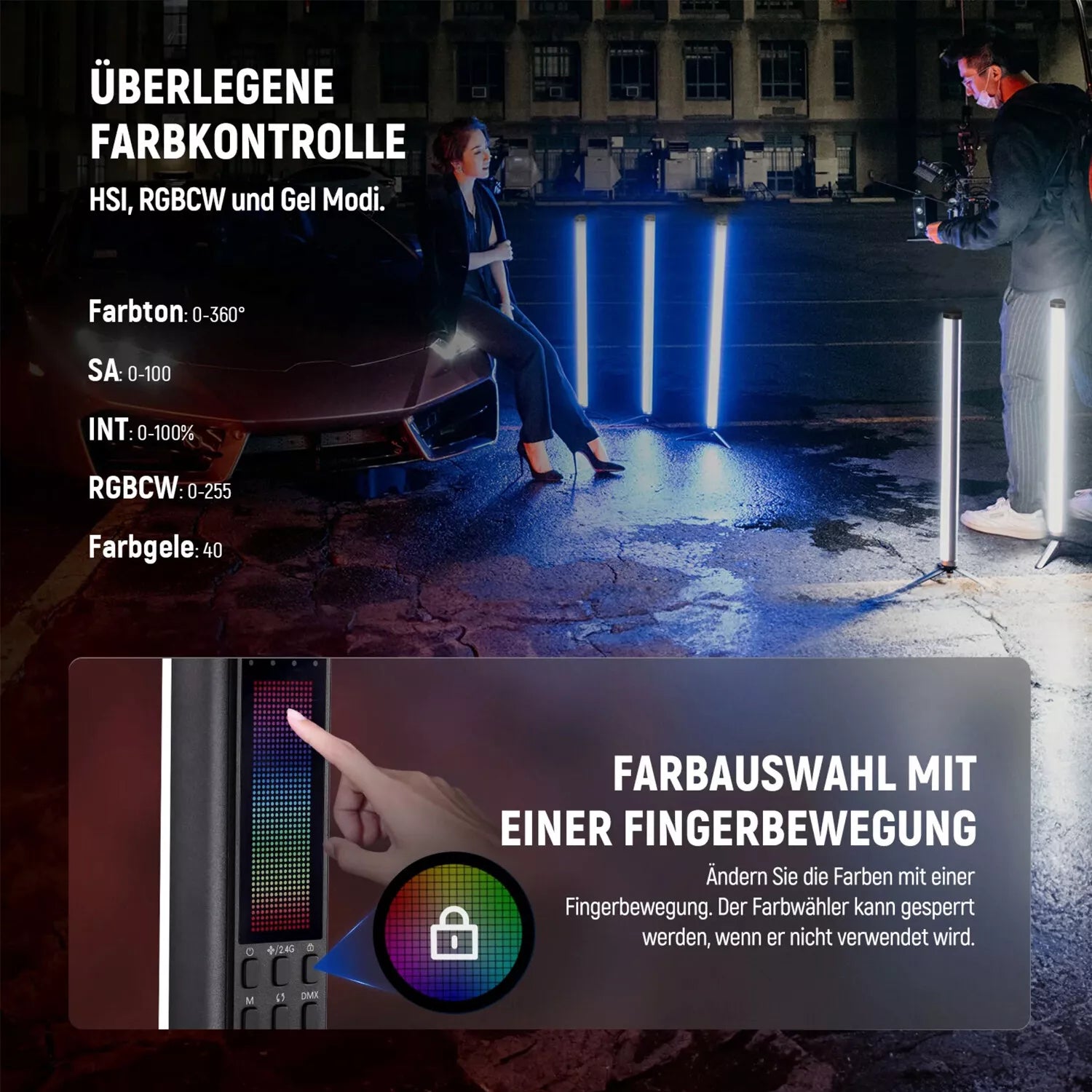 Neewer TL60 LED RGB TUBE LIGHT(EU)