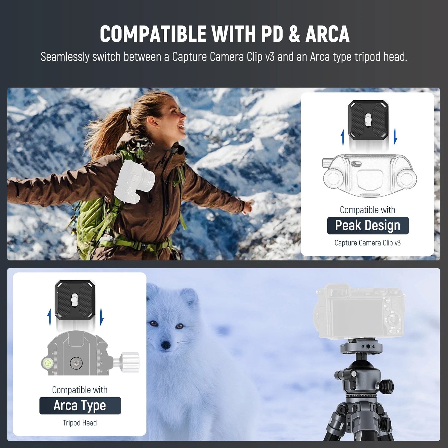 Neewer ALUMINUM TRAVEL TRIPOD WITH BALL HEAD