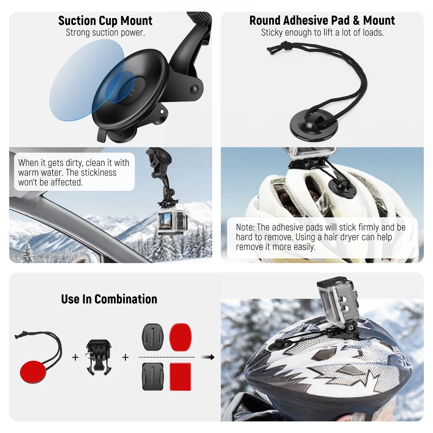 مجموعة ملحقات Neewer 50 في 1 لكاميرا الحركة؟ أسود؟