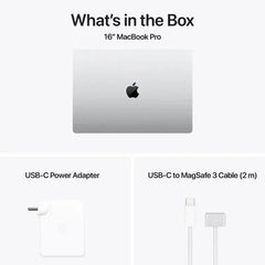 Apple MacBook Pro - 16.2" / M4 Pro / 14-Core CPU / 20-Core GPU / 24GB RAM / 512GB SSD / Silver / 1YW - GulfStore.com