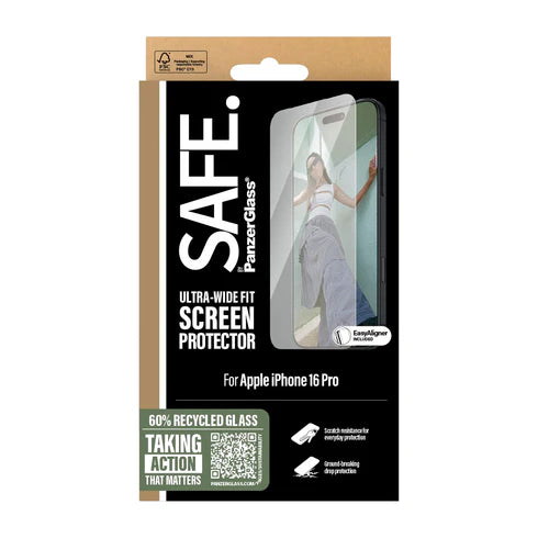 SAFE SCREEN PROTECTOR IPHONE 16 PRO UWF