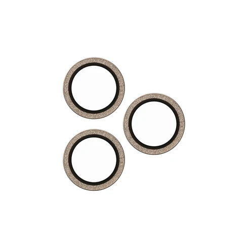 واقي عدسة كاميرا بانزر جلاس - ذهبي لامع - آيفون ١٦ برو | ١٦ برو ماكس | SAFE ٩٥٨٩٥