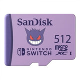 SanDisk - بطاقة microSDXC UHS-I سعة 512 جيجابايت لجهاز Nintendo Switch 1 Pokémon 