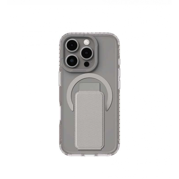 جراب AmazingThing TITAN PRO + HOLDER MAGSAFE المقاوم للسقوط لهاتف IPHONE 16 PRO MAX 6.9 - رمادي IP166.9PTHGY