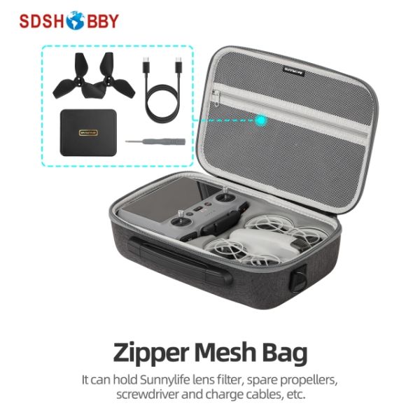 Sunnylife Combo Case for Neo Combo & RC-N3 Controller - Black