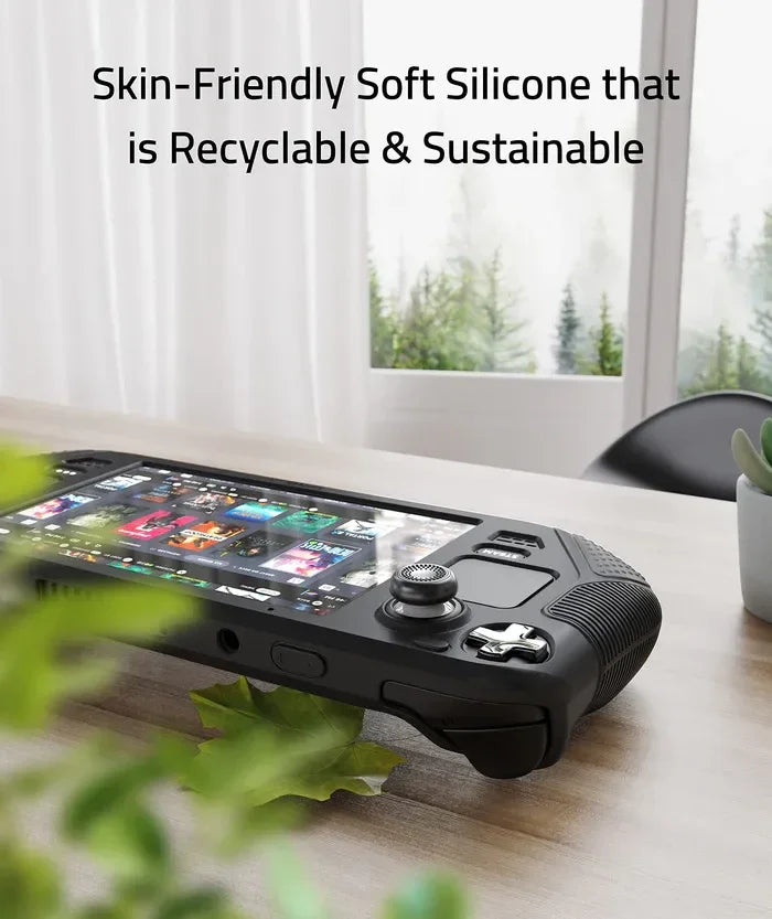 SYNTECH SILICONE PROTECTIVE CASE FOR STEAM DECK - BLACK