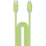 DL53G1-LinkUSB-C To Lightning (1.2m / Support 35W)Charging + Data Cable (TPE + Silicon) Green