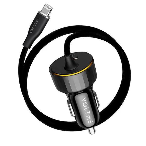 17918 | D2048 | Voltme Cazo Speedo+ 27 LC 27W 2 Ports Car Charger | Black