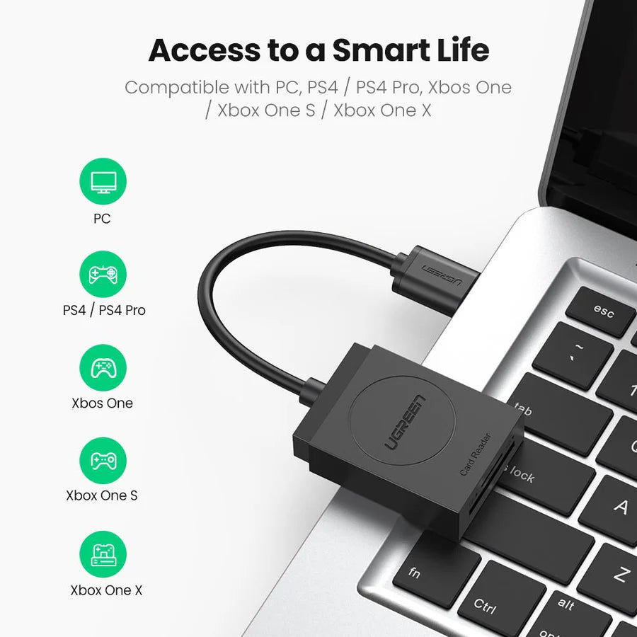 UGREEN USB 3.0 Card Reader TF+SD20250
