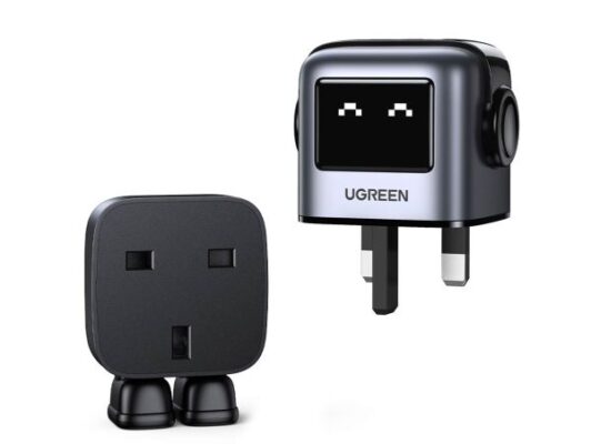 UGREEN Nexode RG 65W 3-Port GaN Fast Charger UK – Grey
