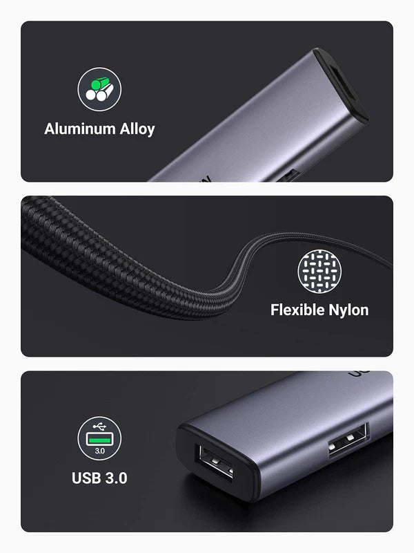 Ugreen - 4-Port USB 3.0 Hub