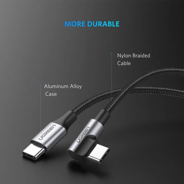 UGREEN USB - C-3.1 MALE TO MALE GEN 1 DATA CABLE GRAY 1M