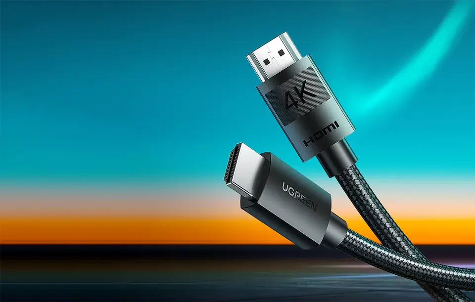 كابل HDMI 4K من UGREEN، ذكر + ذكر مضفر، 2 متر، 40101 