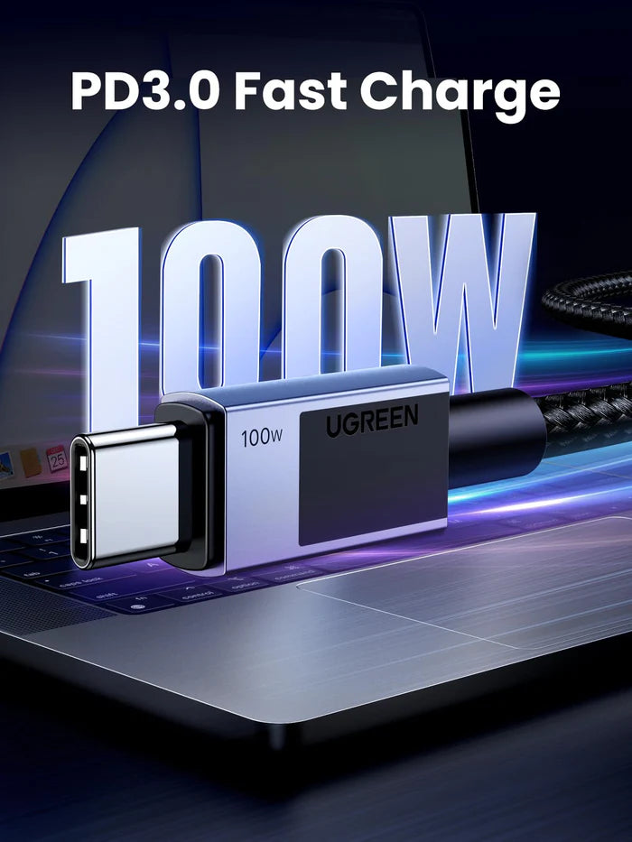 UGREEN USB-C to USB-C PDCable Gray 2m45064