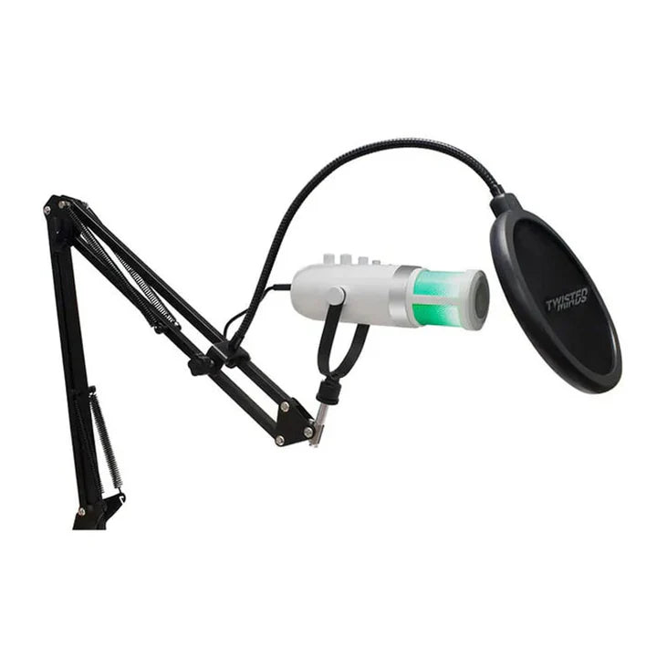 Twisted Minds USB Microphone RGB - White